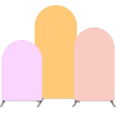 Lofaris Orange Solid Double-sided Party Arch Backdrop Kit